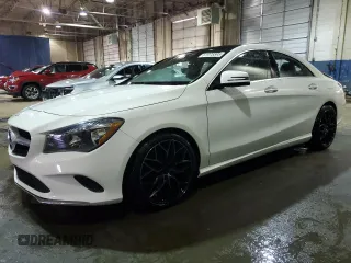 2017 Mercedes-Benz CLA with VIN WDDSJ4GB1HN419242, listed as a Copart auction lot 51975895 with 57,300 mi miles and Clean Title. Bid and sale history available at carsss.com. Image 1.