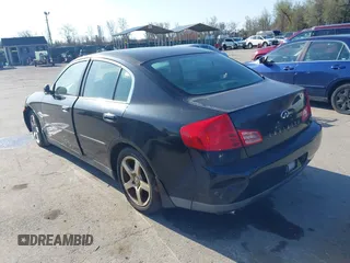 2004 Infiniti G35 w/Leather with VIN JNKCV51E94M609249, listed as a IAAI auction lot 41911426 with 200,461 mi miles and . Bid and sale history available at DreamBid. Image 3.