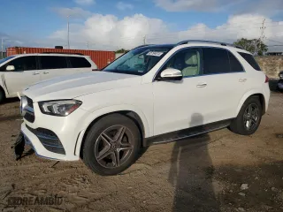 2020 Mercedes-Benz GLE with VIN 4JGFB4JB1LA195659, listed as a Copart auction lot 85194874 with 51,083 mi miles and Non Repairable. Bid and sale history available at carsss.com. Image 1.
