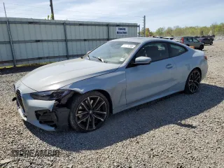2022 BMW 4 Series 430i xDrive z VIN WBA73AP0XNCJ93973, wystawiony jako Copart lot #55273795 z przebiegiem 39 036 mil mil oraz Szkoda całkowita • Salvage title. Historia ofert i sprzedaży dostępna na DreamBid. Obrazek 1.