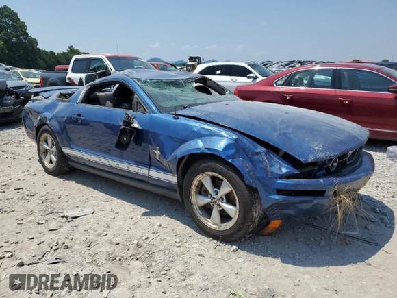 2007 Ford Mustang Deluxe with VIN 1ZVFT80N475229920, listed as a Copart auction lot 62082225 with 169,130 mi miles and Salvage title. Bid and sale history available at DreamBid. Image 4.