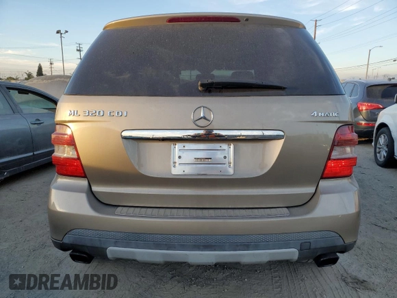 2008 Mercedes-Benz M 320 CDI with VIN 4JGBB22E28A363232, listed as a Copart auction lot 82451834 with 146,027 mi miles and Salvage Title. Bid and sale history available at carsss.com. Image 6.