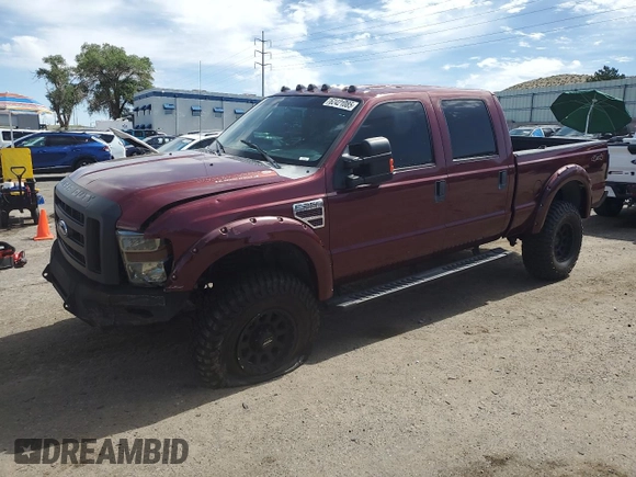 2008 Ford F-250 XL with VIN 1FTSW21R18EB49340, listed as a Copart auction lot 62421085 with 144,296 mi miles and Salvage title. Bid and sale history available at DreamBid. Image 1.