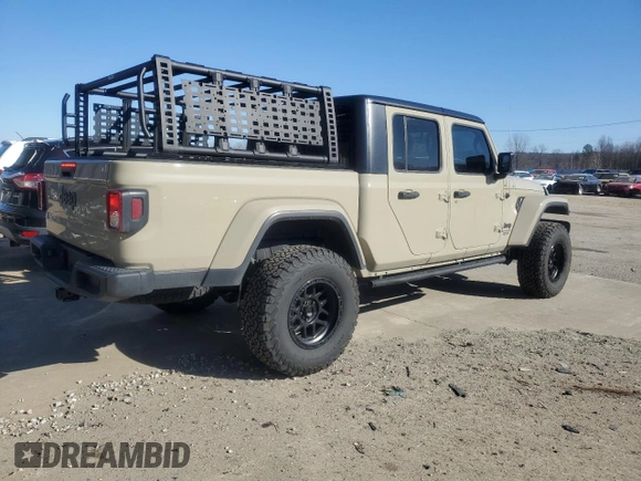 2022 Jeep Gladiator Willys with VIN 1C6HJTAG8NL170875, listed as a Copart auction lot 42949515 with 27,770 mi miles and Salvage title. Bid and sale history available at DreamBid. Image 3.