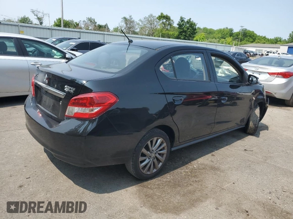 2019 Mitsubishi Mirage ES with VIN ML32F3FJ4KHF08135, listed as a Copart auction lot 59412865 with 89,324 mi miles and Salvage title. Bid and sale history available at DreamBid. Image 3.