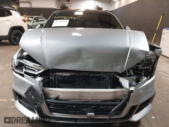 2018 Audi A3 Sedan Premium Plus with VIN WAUJ8GFF5J1027205, listed as a IAAI auction lot 41731155 with 66,098 mi miles. Bid and sale history available at carsss.com. Image 6.