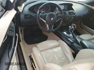 2008 BMW 6 Series 650i with VIN WBAEB53568CX62292, listed as a Copart auction lot 74968684 with 129,548 mi miles and Non Repairable. Bid and sale history available at carsss.com. Image 8.