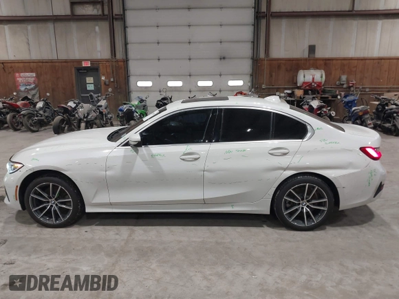 2020 BMW 3 Series 330i xDrive with VIN 3MW5R7J06L8B17690, listed as a IAAI auction lot 41659559 with 74,357 mi miles. Bid and sale history available at carsss.com. Image 14.
