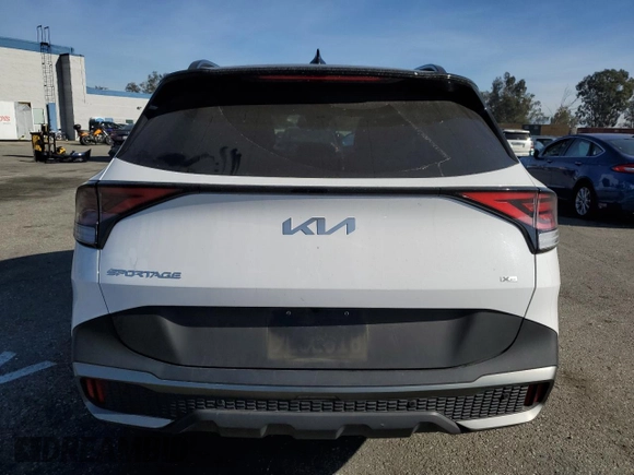 2023 Kia Sportage X-Pro with VIN 5XYK7CAF9PG081660, listed as a Copart auction lot 85388144 with 27,668 mi miles and Salvage Title. Bid and sale history available at carsss.com. Image 6.