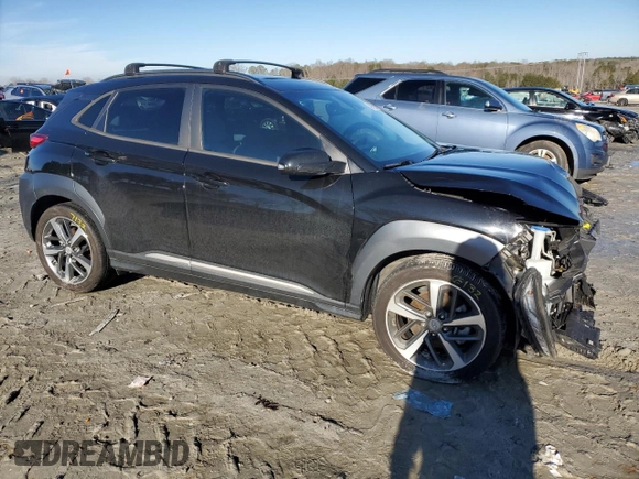 2021 Hyundai Kona Limited with VIN KM8K33A58MU729773, listed as a Copart auction lot 42916525 with 67,458 mi miles and Salvage Title. Bid and sale history available at carsss.com. Image 4.