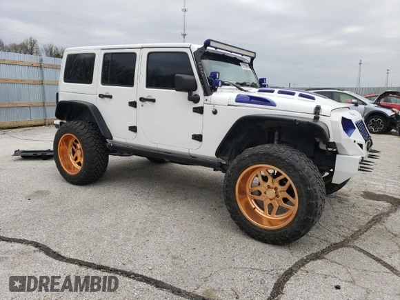 2017 Jeep Wrangler Unlimited Sport with VIN 1C4BJWDGXHL634930, listed as a Copart auction lot 52780985 with 74,873 mi miles and Salvage Title. Bid and sale history available at carsss.com. Image 4.