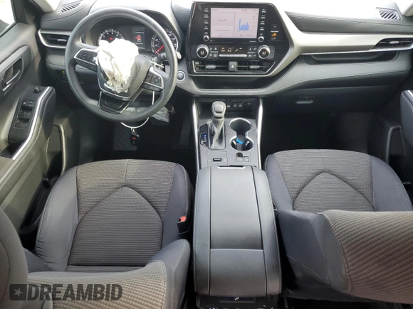 2020 Toyota Highlander L with VIN 5TDCZRAH2LS504059, listed as a Copart auction lot 54101495 with 53,974 mi miles and Salvage title. Bid and sale history available at DreamBid. Image 8.