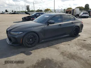2023 BMW M3 Competition xDrive with VIN WBS43AY07PFR10800, listed as a Copart auction lot 50604115 with 15,898 mi miles and Clean title. Bid and sale history available at DreamBid. Image 1.