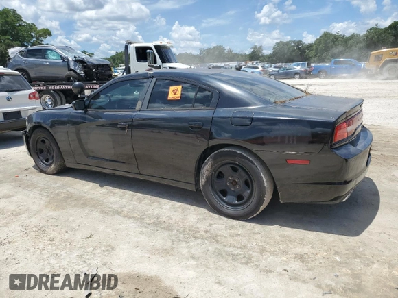 2012 Dodge Charger Police с VIN 2C3CDXAT7CH255784, выставлен на аукционе Copart как лот 56281145 с пробегом 142 268 миль миль и Списание • Salvage title. История ставок и продаж доступна на DreamBid. Изображение 2.