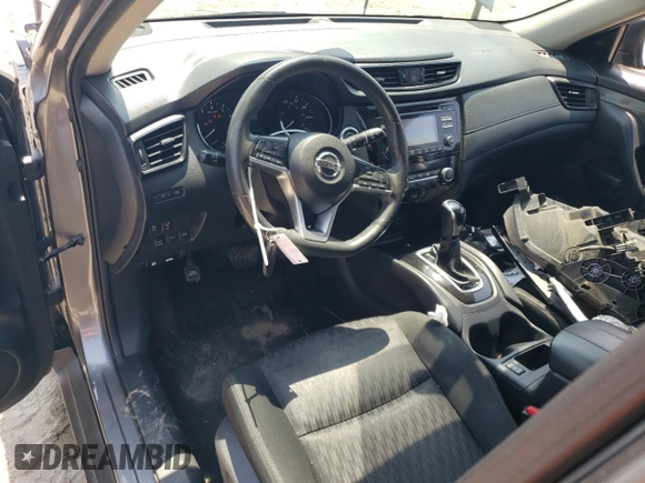 2017 Nissan Rogue S with VIN KNMAT2MV9HP592739, listed as a Copart auction lot 59557825 with 216,268 mi miles and Salvage title. Bid and sale history available at DreamBid. Image 8.