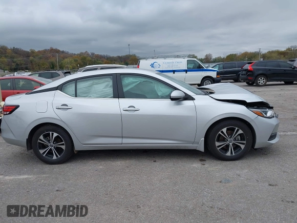 2022 Nissan Sentra SV with VIN 3N1AB8CV2NY295008, listed as a IAAI auction lot 40851544 with 60,991 mi miles and . Bid and sale history available at DreamBid. Image 13.