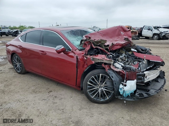 2022 Lexus ES with VIN 58AEZ1B13NU122203, listed as a Copart auction lot 50375985 with 7,127 mi miles and Salvage Title. Bid and sale history available at carsss.com. Image 4.