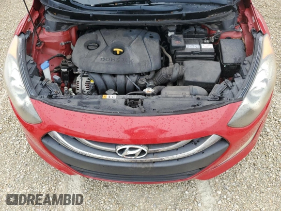 2013 Hyundai Elantra GT with VIN KMHD35LE8DU033447, listed as a Copart auction lot 74469134 with 0 mi miles and Salvage Title. Bid and sale history available at carsss.com. Image 11.