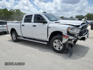 2021 Ram 2500 Tradesman with VIN 3C6UR5CJ4MG535303, listed as a Copart auction lot 58391745 with 38,282 mi miles and Salvage title. Bid and sale history available at DreamBid. Image 4.