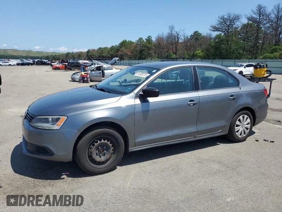 2014 Volkswagen Jetta S with VIN 3VW2K7AJXEM227412, listed as a Copart auction lot 61509275 with 116,827 mi miles and Salvage title. Bid and sale history available at DreamBid. Image 1.