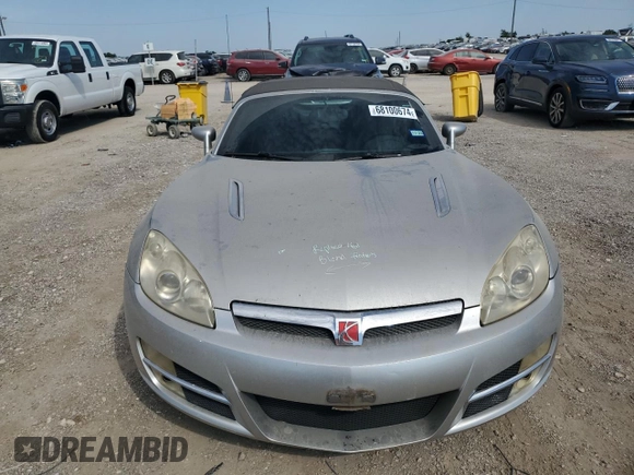 2009 Saturn Sky z VIN 1G8MN35B69Y101096, wystawiony jako Copart lot #68100674 z przebiegiem 37 005 mil mil oraz Czysty tytuł • Clean title. Historia ofert i sprzedaży dostępna na DreamBid. Obrazek 5.