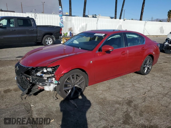 2020 Lexus GS with VIN JTHEZ1BL1LA019677, listed as a Copart auction lot 87538385 with 30,497 mi miles and Salvage Title. Bid and sale history available at carsss.com. Image 1.