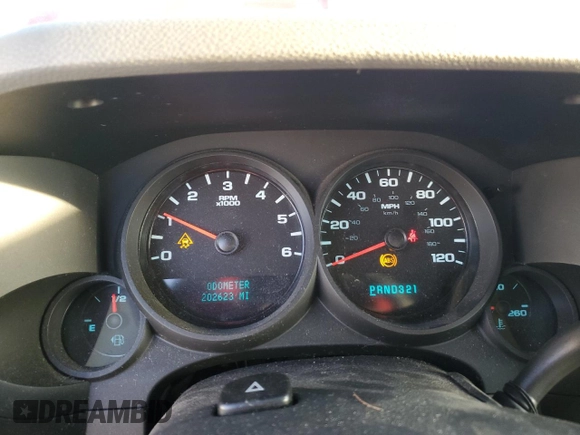 2011 Chevrolet Silverado 1500 Work Truck with VIN 1GCRKPEA5BZ180215, listed as a Copart auction lot 48532125 with 202,623 mi miles and Salvage Title. Bid and sale history available at DreamBid. Image 9.