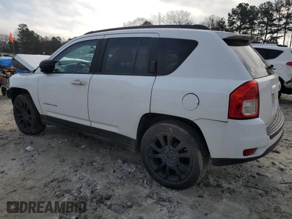 2012 Jeep Compass Latitude with VIN 1C4NJCEA3CD706818, listed as a Copart auction lot 42098135 with 138,859 mi miles and Salvage Title. Bid and sale history available at carsss.com. Image 2.