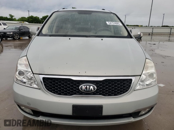 2014 Kia Sedona LX with VIN KNDMG4C73E6581348, listed as a Copart auction lot 54724885 with 117,670 mi miles and Salvage Title. Bid and sale history available at DreamBid. Image 5.