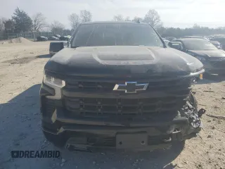 2023 Chevrolet Silverado 1500 RST with VIN 1GCUDEE87PZ198647, listed as a Copart auction lot 42181405 with 55,906 mi miles and Salvage Title. Bid and sale history available at DreamBid. Image 5.