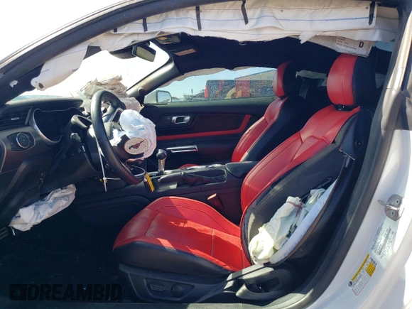 2021 Ford Mustang EcoBoost with VIN 1FA6P8TH0M5140666, listed as a Copart auction lot 48544055 with 30,823 mi miles and Salvage Title. Bid and sale history available at carsss.com. Image 7.