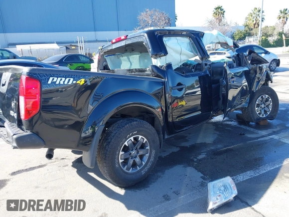 2018 Nissan Frontier SV with VIN 1N6AD0EV0JN733082, listed as a IAAI auction lot 41506210 with Not provided miles and . Bid and sale history available at DreamBid. Image 4.