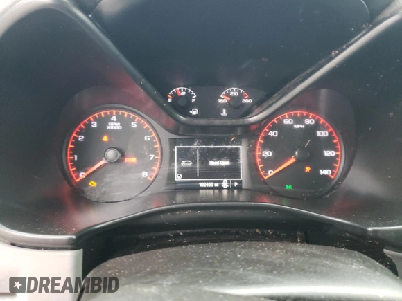 2016 GMC Canyon 2WD with VIN 1GTG5BEA3G1311780, listed as a Copart auction lot 83823634 with 102,466 mi miles and Salvage Title. Bid and sale history available at carsss.com. Image 9.