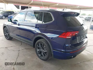 2024 Volkswagen Tiguan SE with VIN 3VVNB7AX0RM057508, listed as a IAAI auction lot 42816004 with 9,334 mi miles and . Bid and sale history available at DreamBid. Image 3.