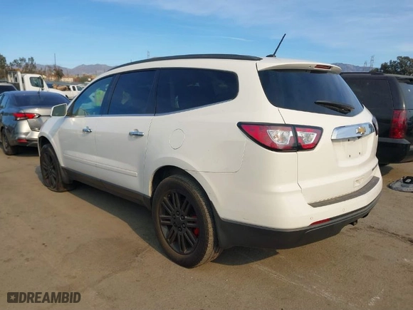 2015 Chevrolet Traverse LT with VIN 1GNKRGKD2FJ311351, listed as a IAAI auction lot 41377458 with 153,627 mi miles. Bid and sale history available at carsss.com. Image 3.