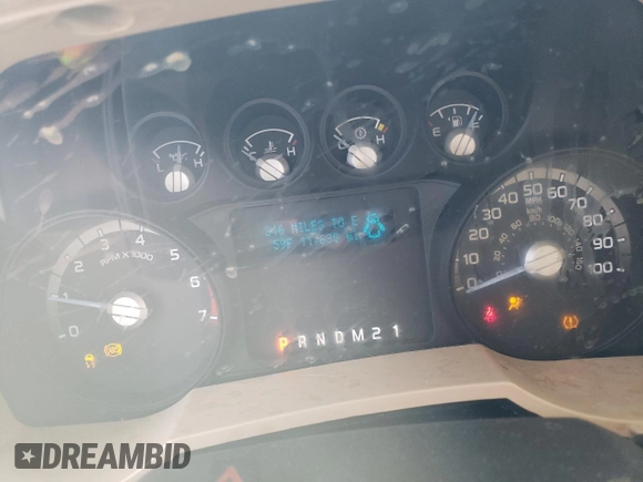 2012 Ford Super Duty F-250 SRW XL with VIN 1FT7X2A68CEB22136, listed as a Copart auction lot 44444945 with 117,630 mi miles and Salvage Title. Bid and sale history available at carsss.com. Image 9.