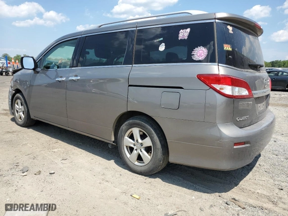 2017 Nissan Quest SV with VIN JN8AE2KP0H9169121, listed as a Copart auction lot 59858883 with 144,019 mi miles. Bid and sale history available at carsss.com. Image 2.