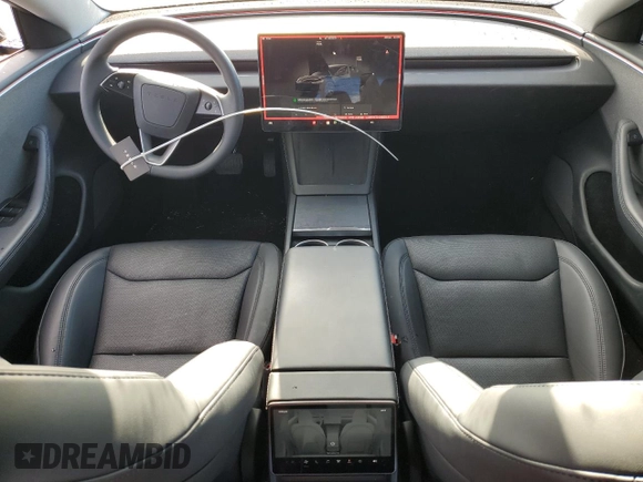 2024 Tesla Model 3 with VIN 5YJ3E1EA5RF738574, listed as a Copart auction lot 48425325 with 9,423 mi miles and Salvage Title. Bid and sale history available at DreamBid. Image 8.