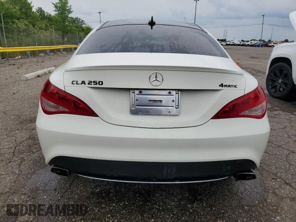 2015 Mercedes-Benz CLA 250 with VIN WDDSJ4GB0FN229669, listed as a Copart auction lot 61818805 with 82,975 mi miles and Clean title. Bid and sale history available at DreamBid. Image 6.