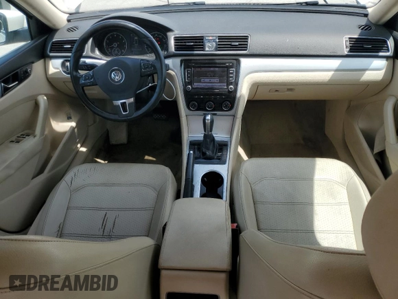 2013 Volkswagen Passat SE with VIN 1VWBH7A34DC060044, listed as a Copart auction lot 57180325 with 232,115 mi miles and Salvage title. Bid and sale history available at DreamBid. Image 8.