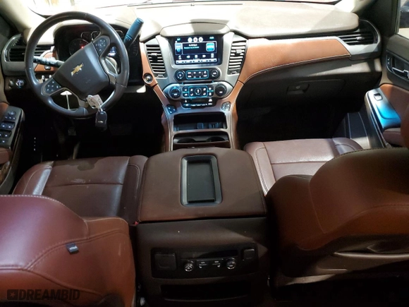 2015 Chevrolet Tahoe LTZ with VIN 1GNSKCKC2FR173591, listed as a Copart auction lot 87578955 with 139,277 mi miles and Salvage Title. Bid and sale history available at carsss.com. Image 8.