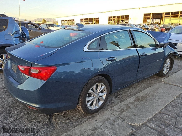 2024 Chevrolet Malibu LT with VIN 1G1ZD5ST8RF236687, listed as a Copart auction lot 46001745 with 12,800 mi miles and Salvage Title. Bid and sale history available at carsss.com. Image 3.