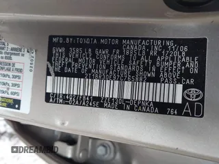 2007 Toyota Corolla CE with VIN 2T1BR30E97C765882, listed as a IAAI auction lot 41561370 with 182,309 mi miles and . Bid and sale history available at DreamBid. Image 9.