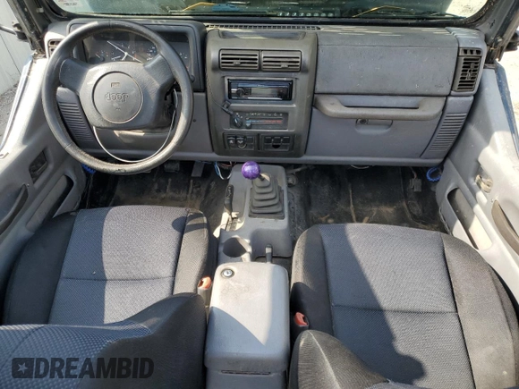 1997 Jeep Wrangler Sport with VIN 1J4FY19S8VP455362, listed as a Copart auction lot 75990644 with 236,347 mi miles and Salvage Title. Bid and sale history available at carsss.com. Image 8.