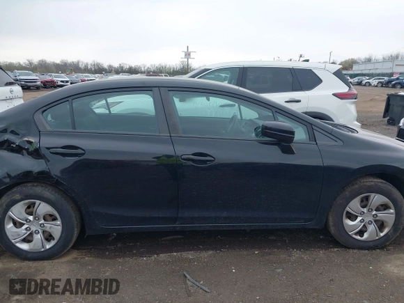2015 Honda Civic Sedan LX with VIN 19XFB2F54FE057949, listed as a IAAI auction lot 41990069 with 174,000 mi miles. Bid and sale history available at carsss.com. Image 13.
