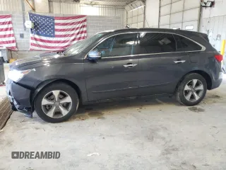 2014 Acura MDX with VIN 5FRYD3H25EB004292, listed as a Copart auction lot 60483015 with 165,494 mi miles and Salvage title. Bid and sale history available at DreamBid. Image 1.