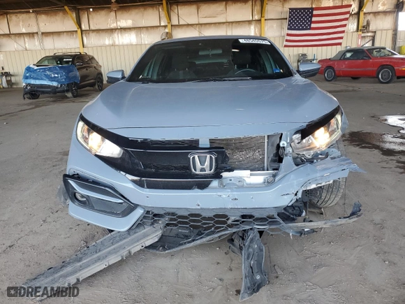 2021 Honda Civic Hatchback EX with VIN SHHFK7H61MU219285, listed as a Copart auction lot 48545575 with 84,023 mi miles and Salvage Title. Bid and sale history available at carsss.com. Image 5.