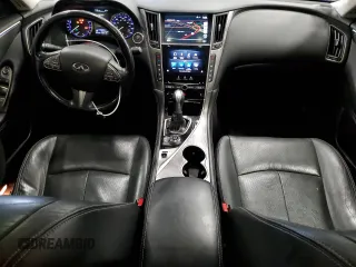 2014 Infiniti Q50 Sport with VIN JN1BV7AR7EM685181, listed as a Copart auction lot 54167635 with 108,768 mi miles and Salvage Title. Bid and sale history available at DreamBid. Image 8.