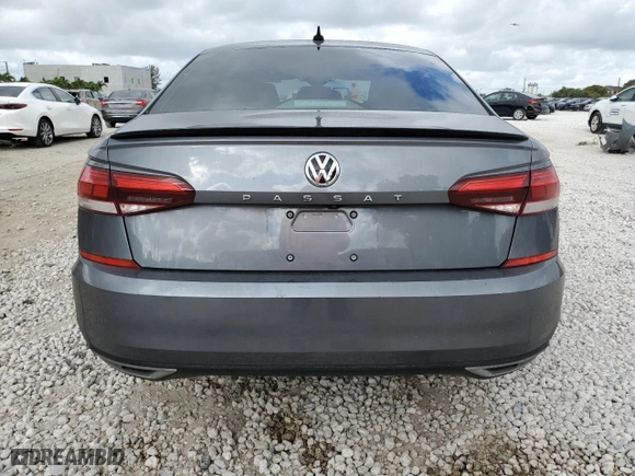 2021 Volkswagen Passat 2.0T R-Line with VIN 1VWMA7A33MC006005, listed as a Copart auction lot 45007025 with 41,677 mi miles and Non Repairable. Bid and sale history available at carsss.com. Image 6.