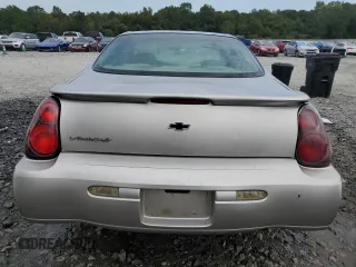 2005 Chevrolet Monte Carlo LS with VIN 2G1WW12E559128263, listed as a Copart auction lot 74888914 with 278,367 mi miles and Salvage Title. Bid and sale history available at carsss.com. Image 6.
